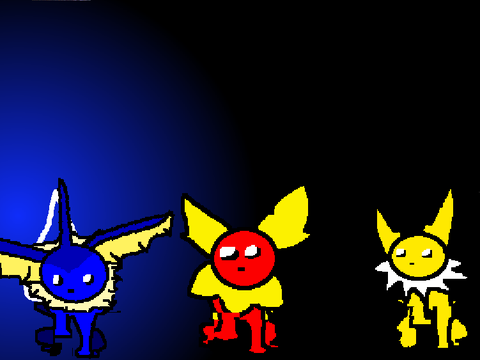 Nya Nya with Vaporeon, Flareon, and Jolteon! | reshared