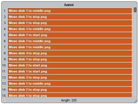 Towers of Hanoi