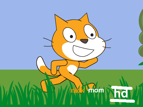 Full 16 Frame Scratch Cat Walk Cycle nick mom hd