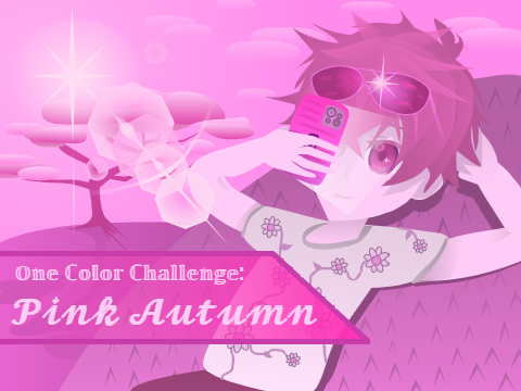 One Color Challenge: Pink Autumn