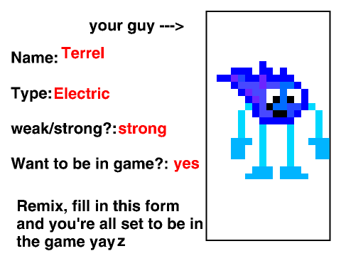 Scratch-emon creator sign-up form remix