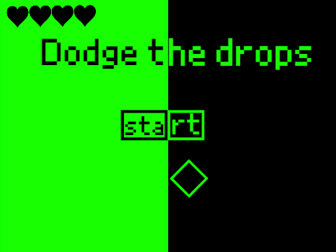 Dodge the drops