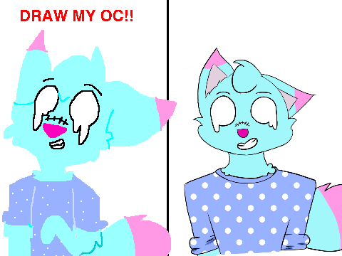 Drew an OC