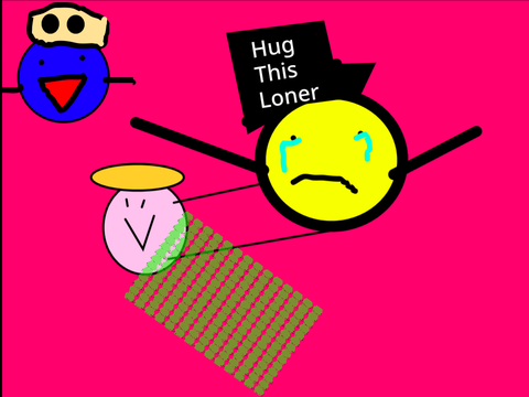Loners, blobs, funky hair and a block