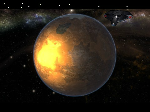 USS Defiant Explodes over Bajor