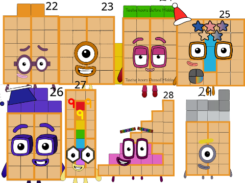 New predictions for 22 - 29