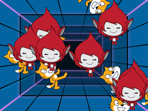 chaos on a screen (what is it 12 maybe)