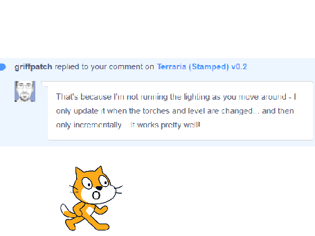 Griffpatch replied to my comment!