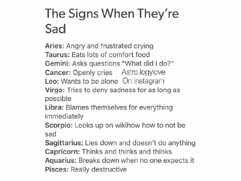 Zodiac Personality