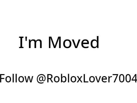 I'm Moved