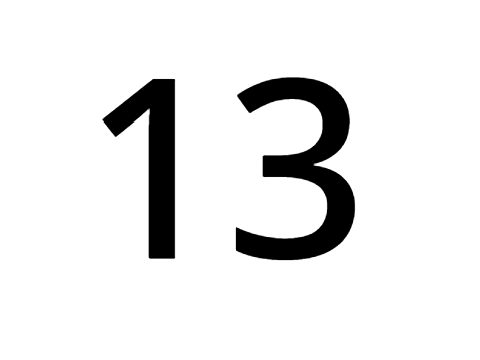 13