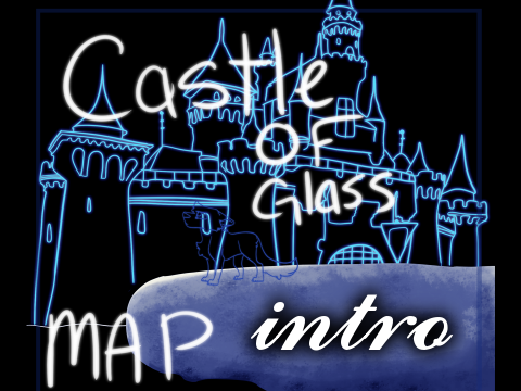 ••Castle of glass•• Line-Art Map - OPEN