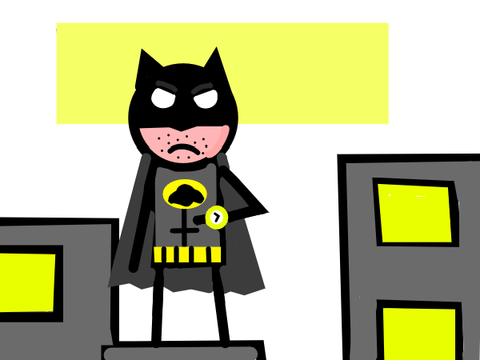 What Batman does on break
