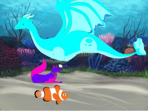 underwater scene [it's not a game]