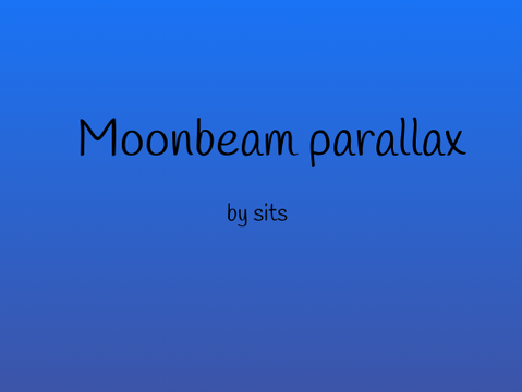 Moonbeam parralax