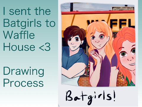 Batgirls || Drawing Process