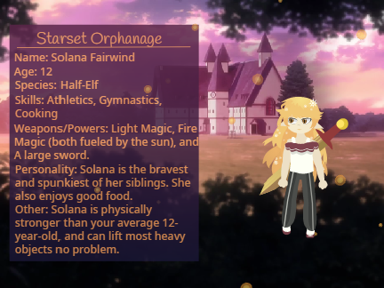 Solana, Celene, & Asteri. || Starset Orphanage (Sign-up)