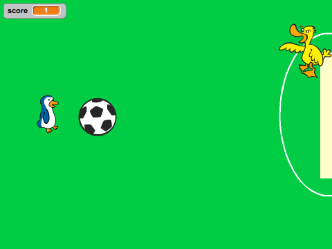 Playing football (lesson 2)