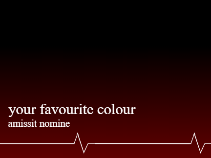 Your Favourite Colour