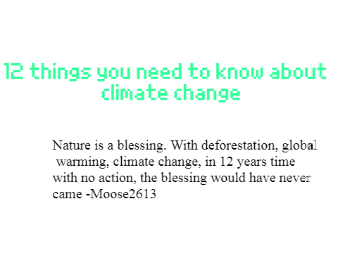 we need to make a change