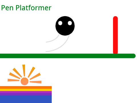 Pen Platformer + Level Editor (100% Pen)