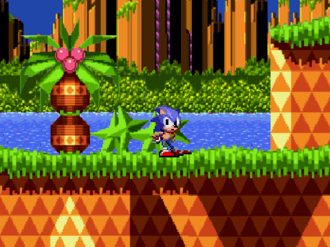 Sonic CD style sprite animation (test)