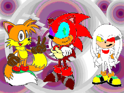 Team sonic colering contest my entry