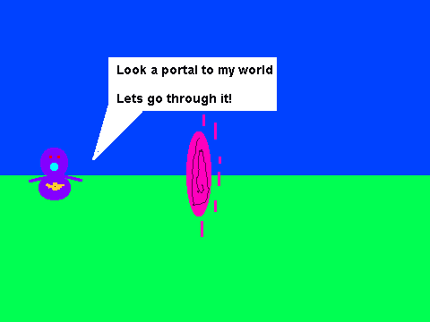 Escape the portal