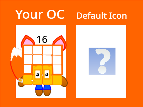 add your oc and i will made a Scratch Default Icon version remix