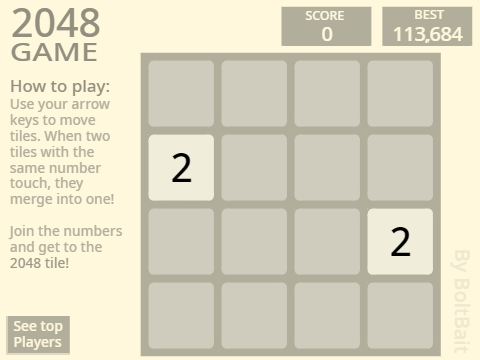2048 Game