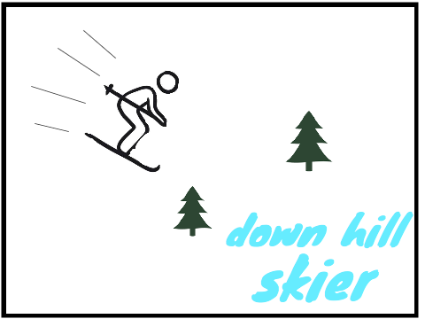 down hill skier [beta]