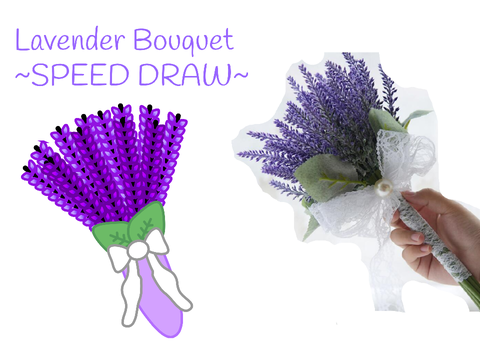 Lavender Bouquet Speed Draw