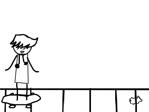 The Skateboard. Mini animation.