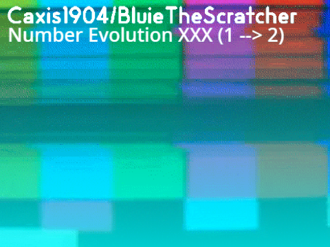 Number Evolution XXX (1 --> 2)