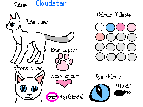 Warrior Cats Cloudstar