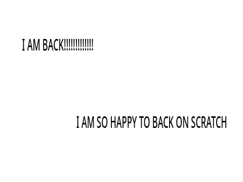 I AM BACK ONLINE in a way