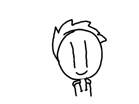 How i draw meh self 