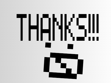 thanks!