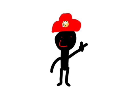 kaj with a hat.