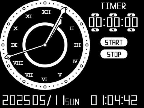 100%PEN  MONO CLOCK v2.0