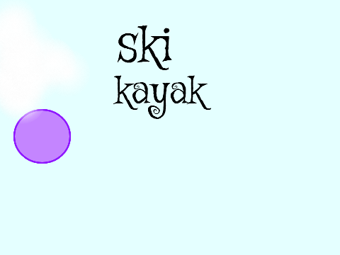 ski game(kayak oyunu)