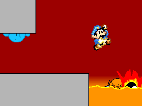 add yourself through the lava incinerator!