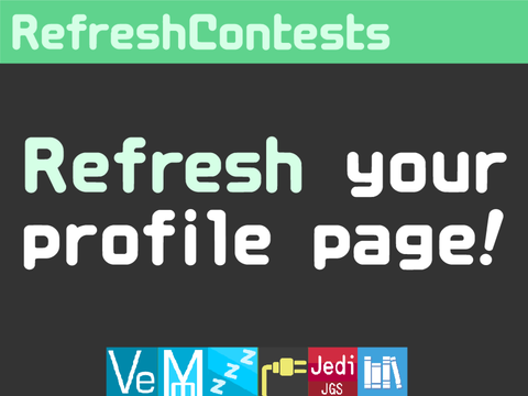 @-Refresh- your profile page!