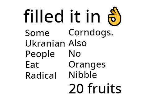 Fill In Challenge remix