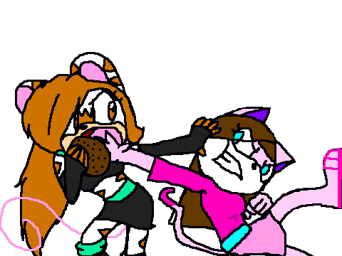 fighting over a cookie