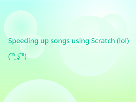 when you find a nightcore function in Sounds
