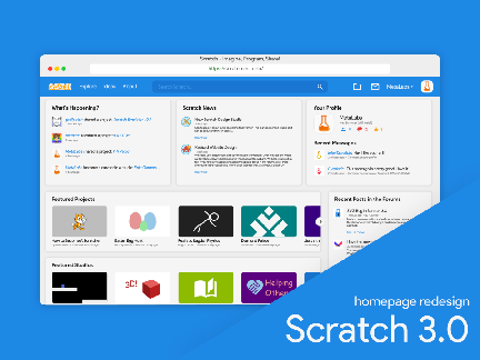 Hompage Redesign Scroll + MegaZoom