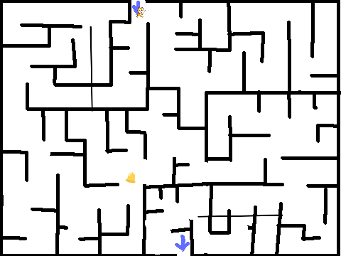 すれすれ迷路