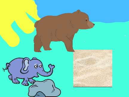 rock and sand 