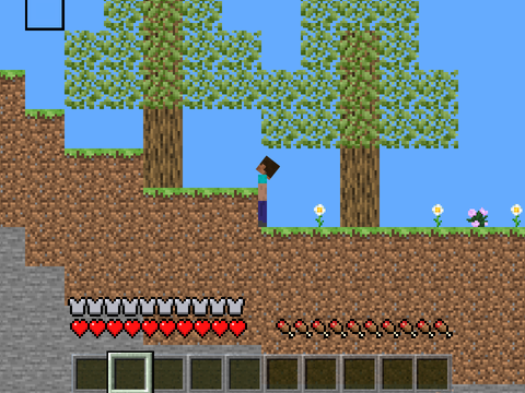 2D MC v0.15.2(Collab) Flying crouching flowers!